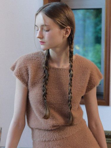 Adorable cozy knit top - FABRIC SEOUL - Modalova