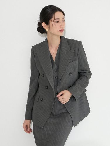 R24LRJK003] Kelly Double Jacket_Steel Gray - racoco - Modalova