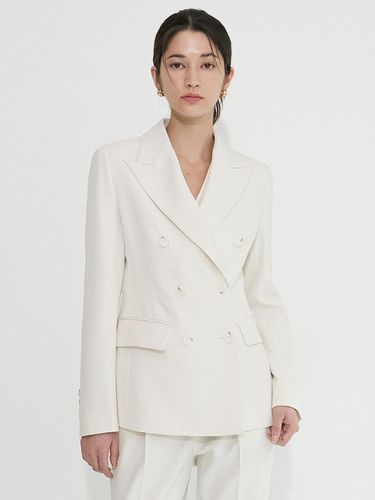 R24LRJK003] Kelly Double Jacket_Light Beige - racoco - Modalova