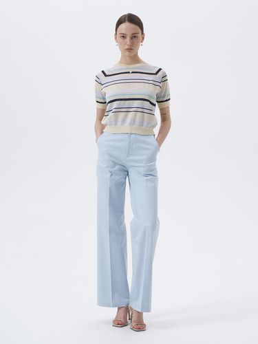 Lamu Cotton Pants - ANGELO BIANCO - Modalova