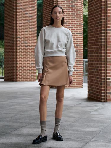 Giordi Skirt_Brown - ANGELO BIANCO - Modalova