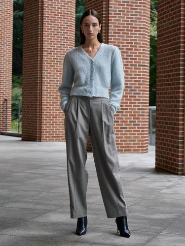 Anima Pants_GRAY - ANGELO BIANCO - Modalova