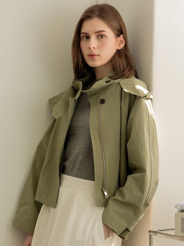 Covering Spring Rain Cropped jacket - lienlier - Modalova