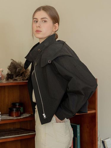 Covering Spring Rain Cropped jacket - lienlier - Modalova