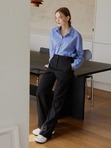 Stitch Slacks - Black - lienlier - Modalova