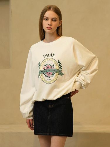 WT-09 VINTAGE LETTERING SWEATSHIRT - WAAR - Modalova