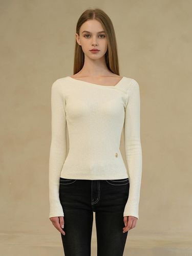 WT-03 OBLIQUE TEE_LIGHT BEIGE - WAAR - Modalova