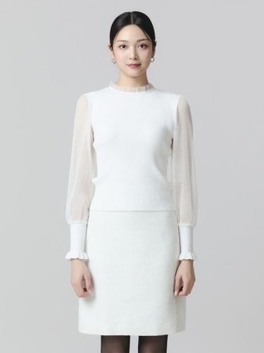 Texture Block Sleeve Knitwear ITO9YPO780 - IT MICHAA - Modalova