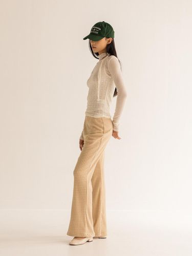 Warm Knit Pants - Beige - lienlier - Modalova