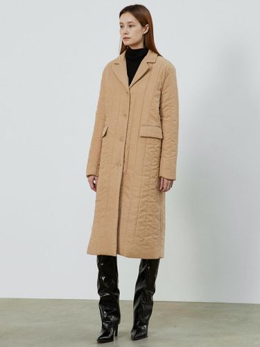 Padded coat (beige) - Amour moier - Modalova