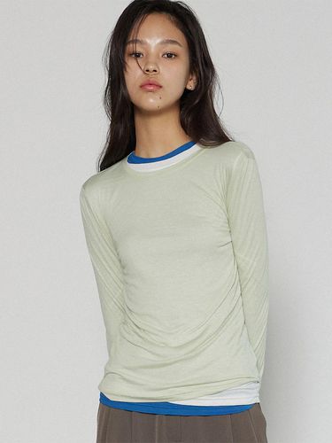 LAYERED WOOL TENCEL TOP - michikolondon - Modalova