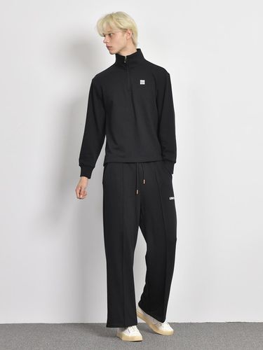 Men's] Wide Sweat Pants (Black) - LENUCU - Modalova