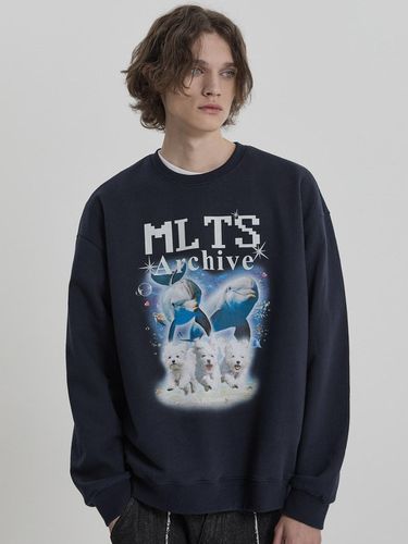 MLTS Archive Sweatshirt Navy - WAIKEI - Modalova