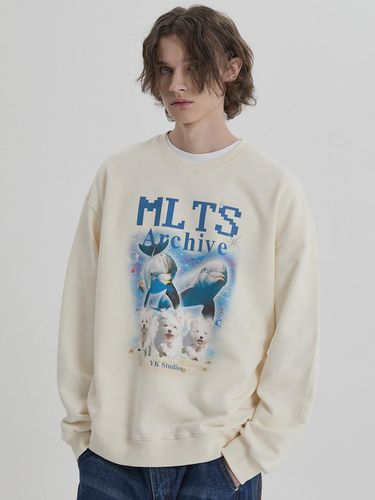 MLTS Archive Sweatshirt beige - WAIKEI - Modalova