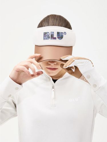 ECO-LEATHER SUN VISOR_BG - BLUDOT - Modalova