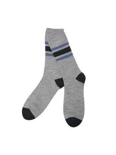 Wool Blend Stripe Socks_ENLAX24401GYX - EPIGRAM - Modalova