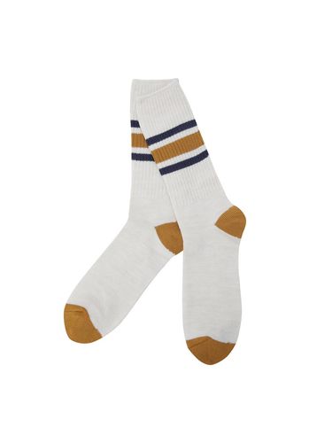 Wool Blend Stripe Socks_ENLAX24401ORX - EPIGRAM - Modalova