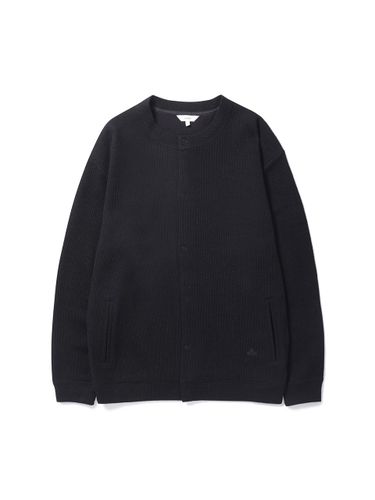 Wool Jersey Round Cardigan_ERTAW24601BKX - EPIGRAM - Modalova