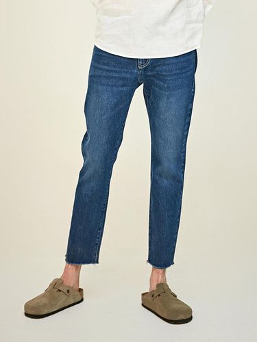 IN#0012 Washed Cropped Tapered Jean - INROWS - Modalova