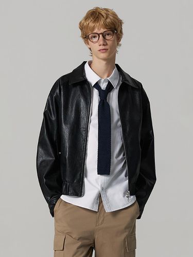 Blouson Leather Jacket - bensherman - Modalova