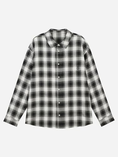 Classic Semi-Overfit Ombre Check Shirt (BODSH411M) - bensherman - Modalova