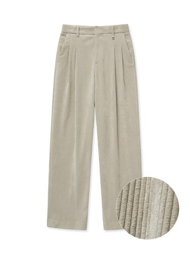 Two-tuck corduroy wide pants - TNGT - Modalova