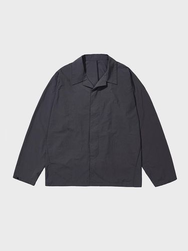 TY Hidden button Shirt Jacket_Charcoal - TLEYOUNG - Modalova