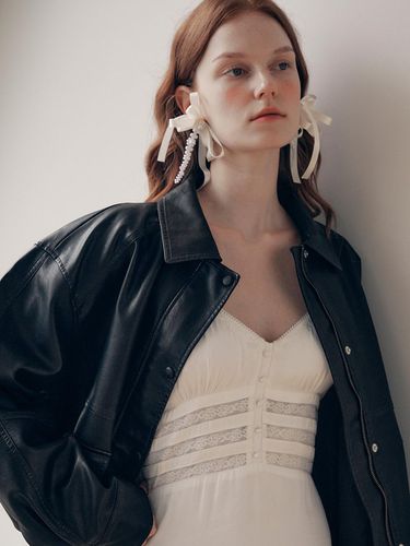 Vintage Leather Blouson Jacket - ROLAROLA - Modalova