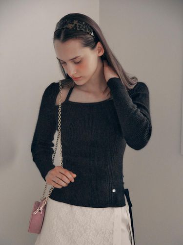 Halterneck Knit - Black - ROLAROLA - Modalova