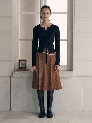 Suede Mermaid Skirt - Brown - ROLAROLA - Modalova