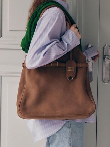 SUEDE HOBO BAG CAMEL - ROLAROLA - Modalova