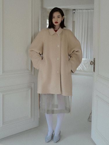 Fluffy Wool Coat - overdueflair - Modalova