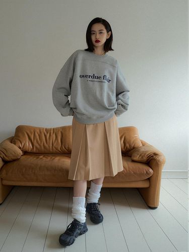 Oversized Needle Sweatshirt - overdueflair - Modalova