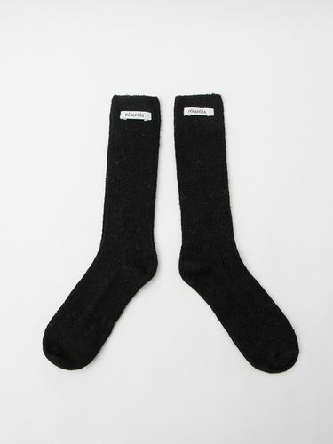 WOOL LONG SOCKS BLACK - ROLAROLA - Modalova