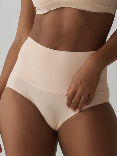 Seamless laser cut high-waist panties - HUGDAY - Modalova