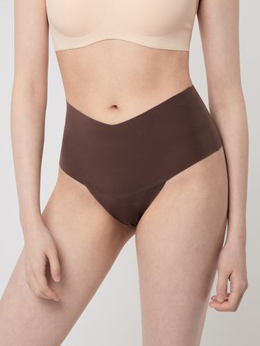 Laser Cut Shaping High Waist T-PANTIE - HUGDAY - Modalova