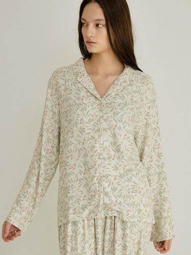 Neutral collar pajama set - HUGDAY - Modalova