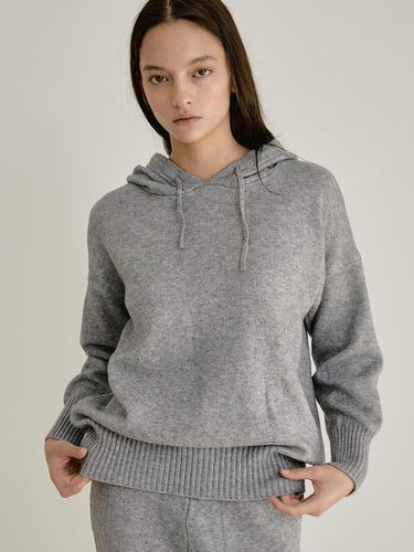 Knitwear Hooded Sweat Suit Set - HUGDAY - Modalova