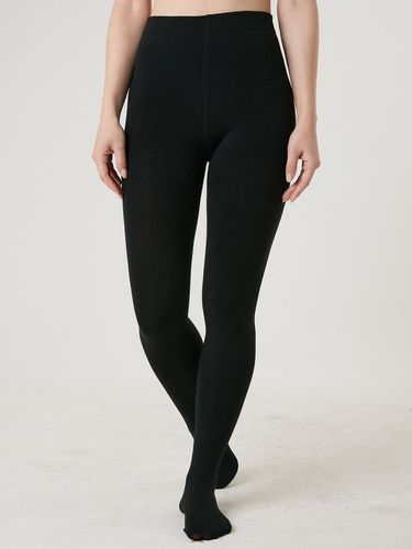 Increased/Footless) Basic fleece leggings - HUGDAY - Modalova