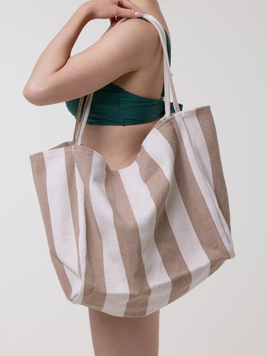 Daily Stripe Eco Bag - HUGDAY - Modalova