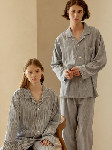 Couple ZanStreet Cotton Pajama Set - HUGDAY - Modalova