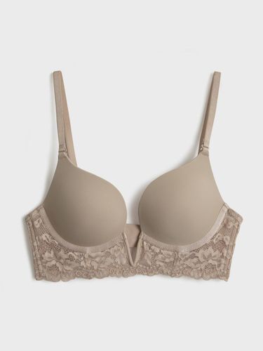 Floral lace wire bra - HUGDAY - Modalova