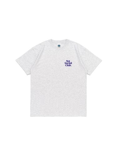 VIVID SMALL LOGO TEE (LIGHT MELANGE) - Net Social Club - Modalova