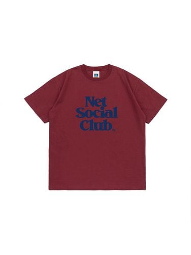 VIVID OG LOGO TEE (BURGUNDY) - Net Social Club - Modalova