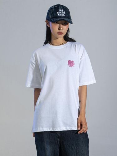 SMALL WAVE TEE (WHITE) - Net Social Club - Modalova