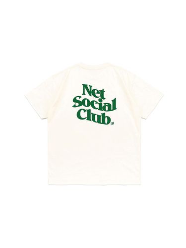 WAVY VIVID LOGO TEE (NEUTRAL) - Net Social Club - Modalova