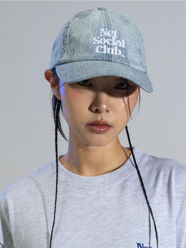 OG LOGO DENIM WASHED CAP (L/DENIM) - Net Social Club - Modalova