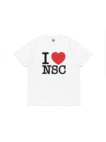 I LOVE NSC TEE (WHITE) - Net Social Club - Modalova