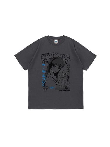 CLOSE UP GIRL TEE (CHARCOAL) - Net Social Club - Modalova