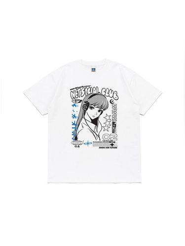 CLOSE UP GIRL TEE (WHITE) - Net Social Club - Modalova